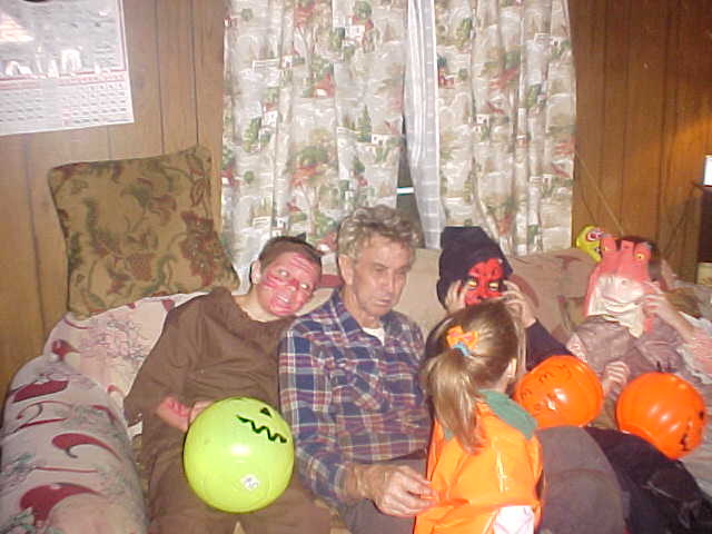 Ran and kids 10/2002