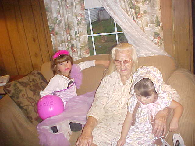 Mamaw and girls 10/2002